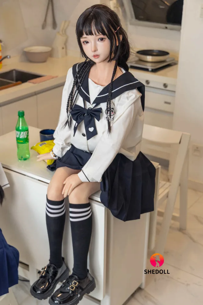 148cm/4ft10 C-cup Silicone Head Sex Doll – Nancy view 2