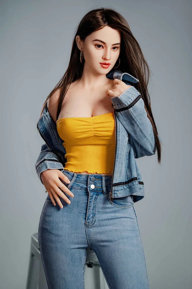 165cm/5ft5 D-cup Silicone Sex Doll – Crystal