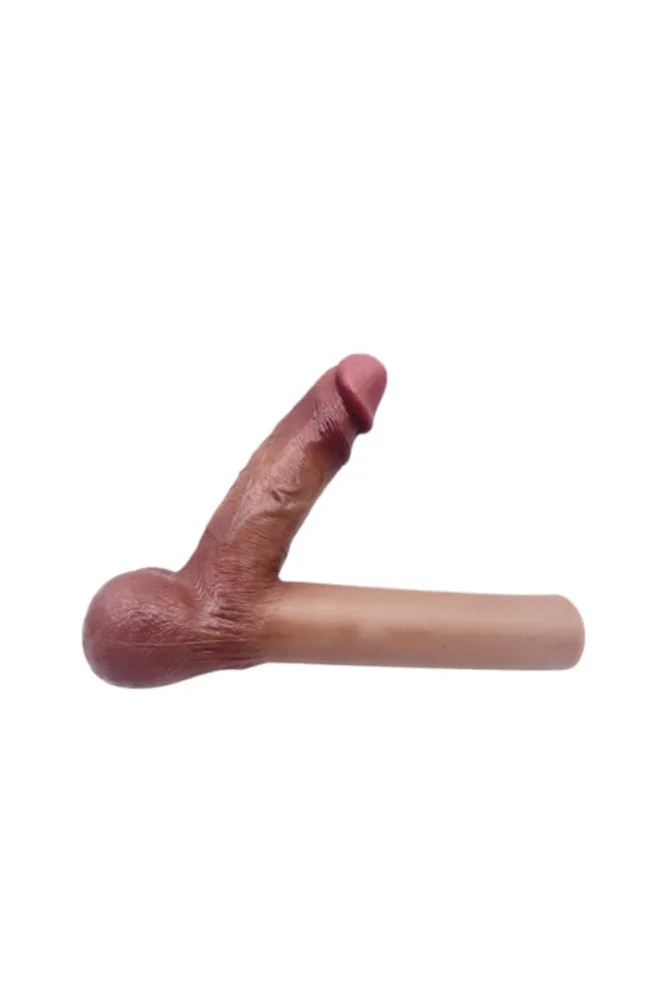 15.5cm/6in 2.03LB Silicone Penis Adaptor (Vibrating Dildo) view 1