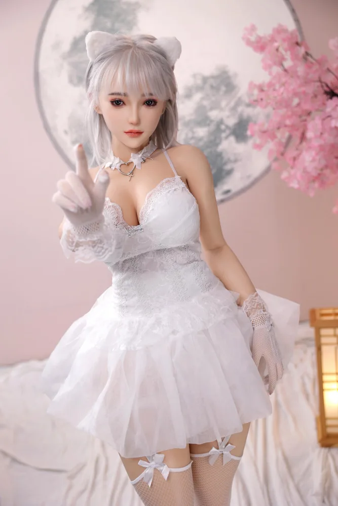 163cm/5ft4 F-cup Silicone Head Sex Doll – Peach view 7
