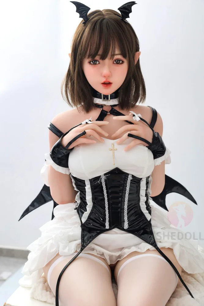 150cm/4ft11 B-cup Silicone Head Sex Doll – Erin view 1