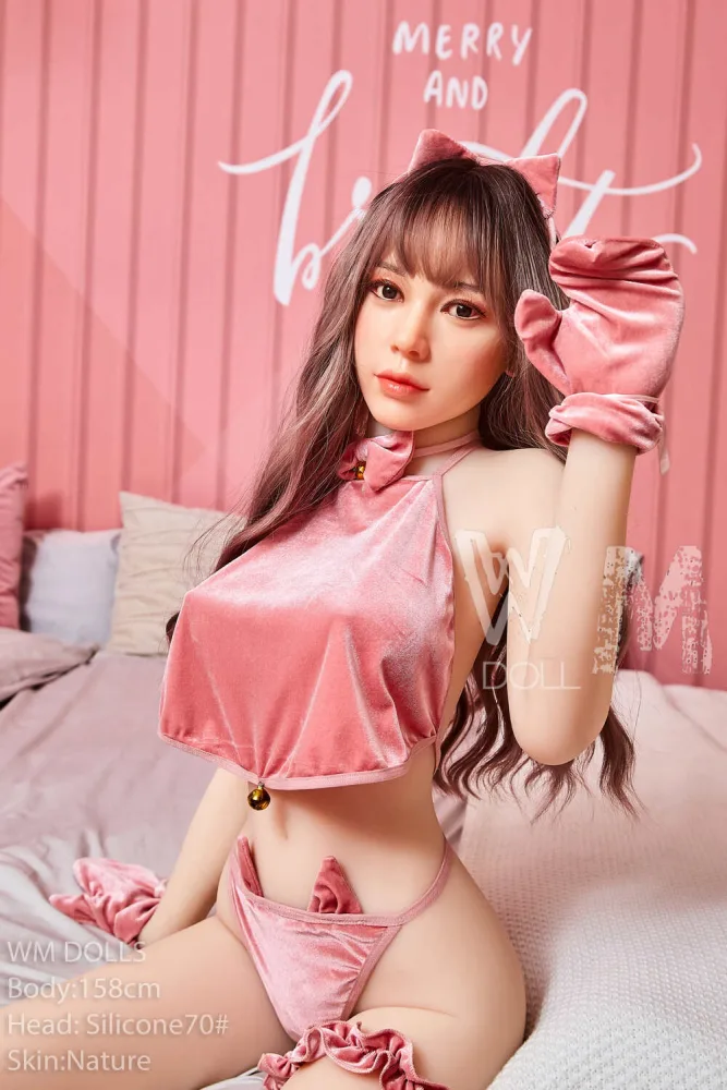 158cm/5ft2 D-cup Silicone Head Sex Doll – Alessia view 8