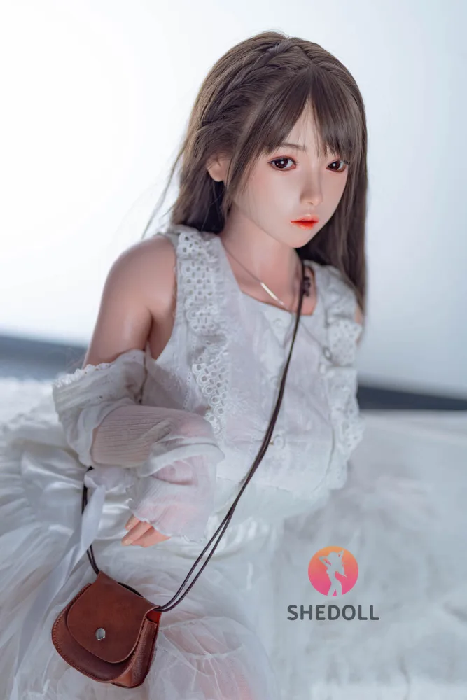 148cm/4ft10 C-cup Silicone Head Sex Doll – Lemon view 6