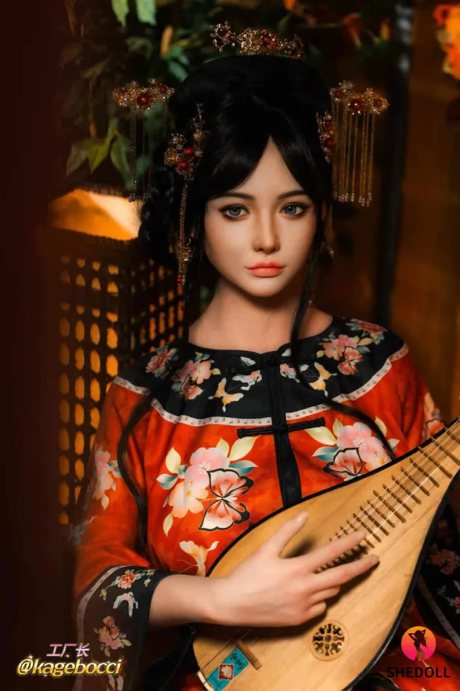165cm/5ft5 E-cup Silicone Head Sex Doll – Tasa view 1