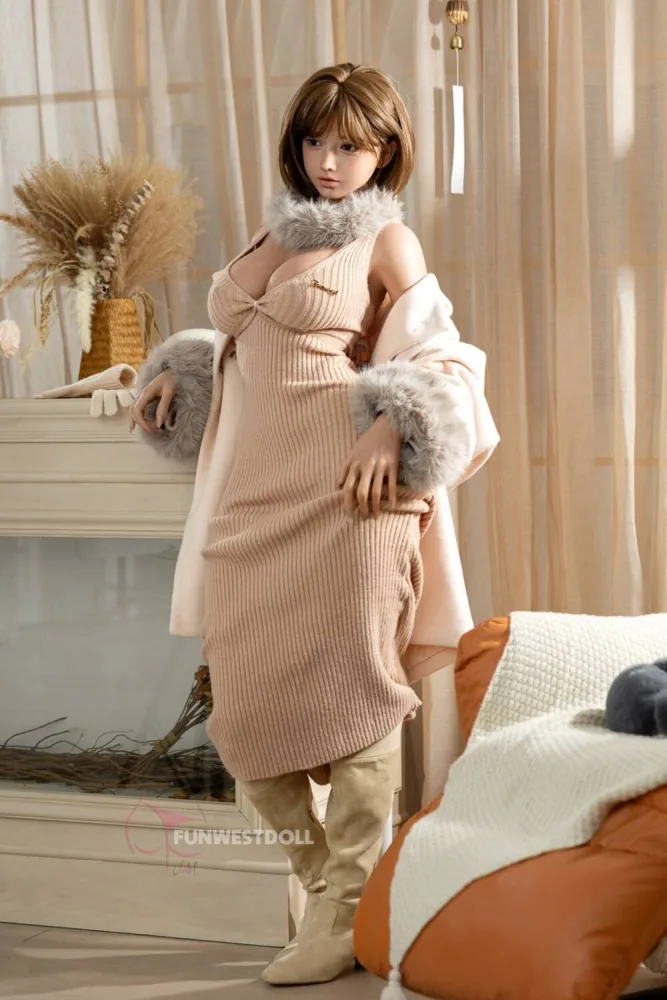 157cm/5ft2 G-cup Silicone Sex Doll – Amy (Real Skin Texture Version) view 7