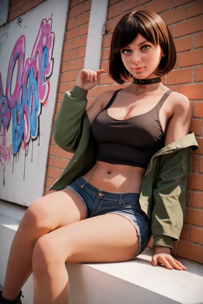 151cm/4ft11 F-cup Silicone Head Sex Doll – Fena.B view 8