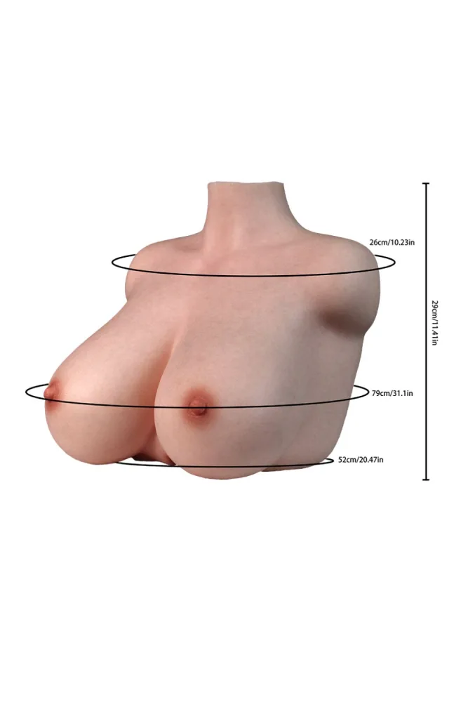 13.40LB Breast Sex Toy with Vagina Tunnel Silicone Male Masturbator – Muse II (CA, EU &amp; AU ONLY) view 2