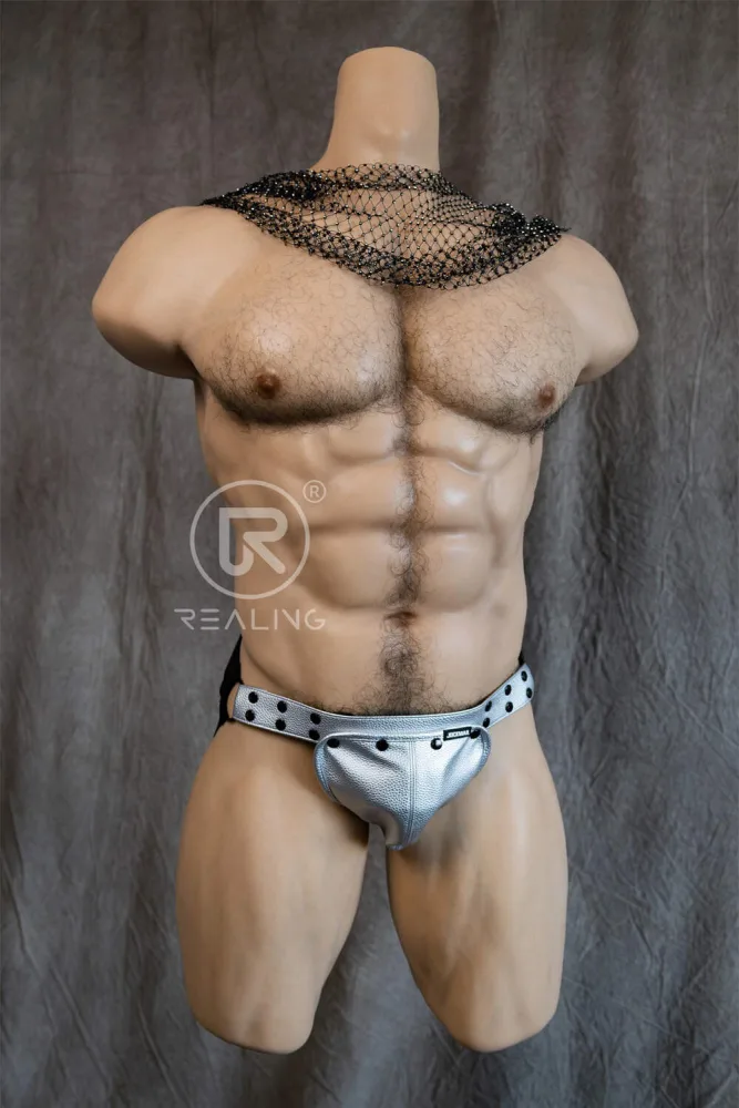 102cm/3ft4 Male Torso Silicone Sex Doll – Kent view 8