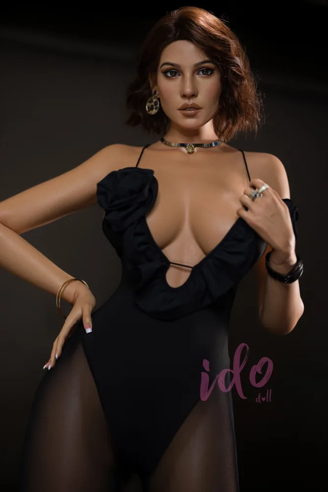 167cm/5ft6 F-cup Real Skin Texture Silicone Sex Doll – Alessia view 8
