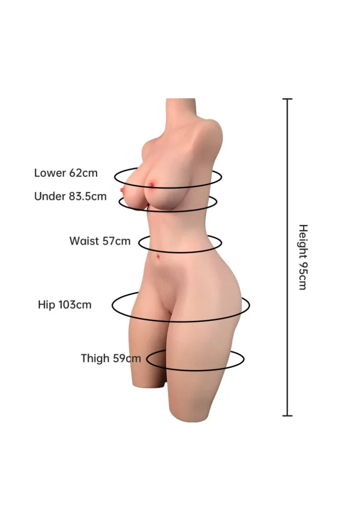 65.52LB Lifelike Silicone Sex Doll with Slim Body – Savannah (US, CA, EU & AU ONLY) view 2