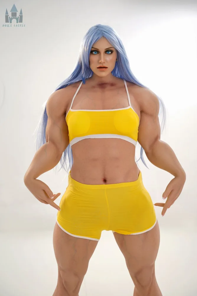 160cm/5ft3 B-cup Muscular Silicone Sex Doll – Kali view 8