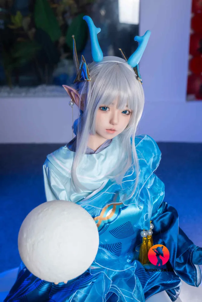 148cm/4ft10 C-cup Silicone Head Sex Doll – Ailin view 3