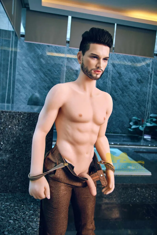162cm/5ft4 Male Silicone Head Sex Doll – Kevin (White Skin) view 6