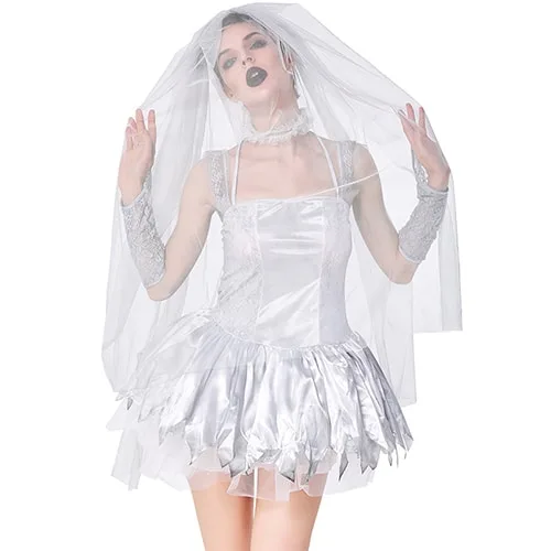 Ghost Bride Cosplay Costume view 3