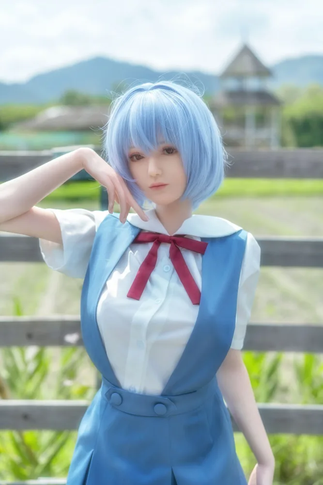 156cm/5ft1 F-cup Silicone Sex Doll – Rei Ayanami view 8