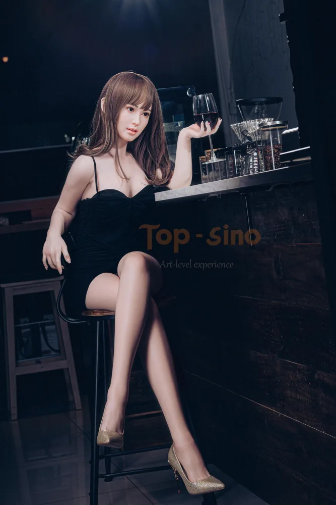 Top Sino 157cm/5ft2 E-cup Silicone Sex Doll – Minan view 4