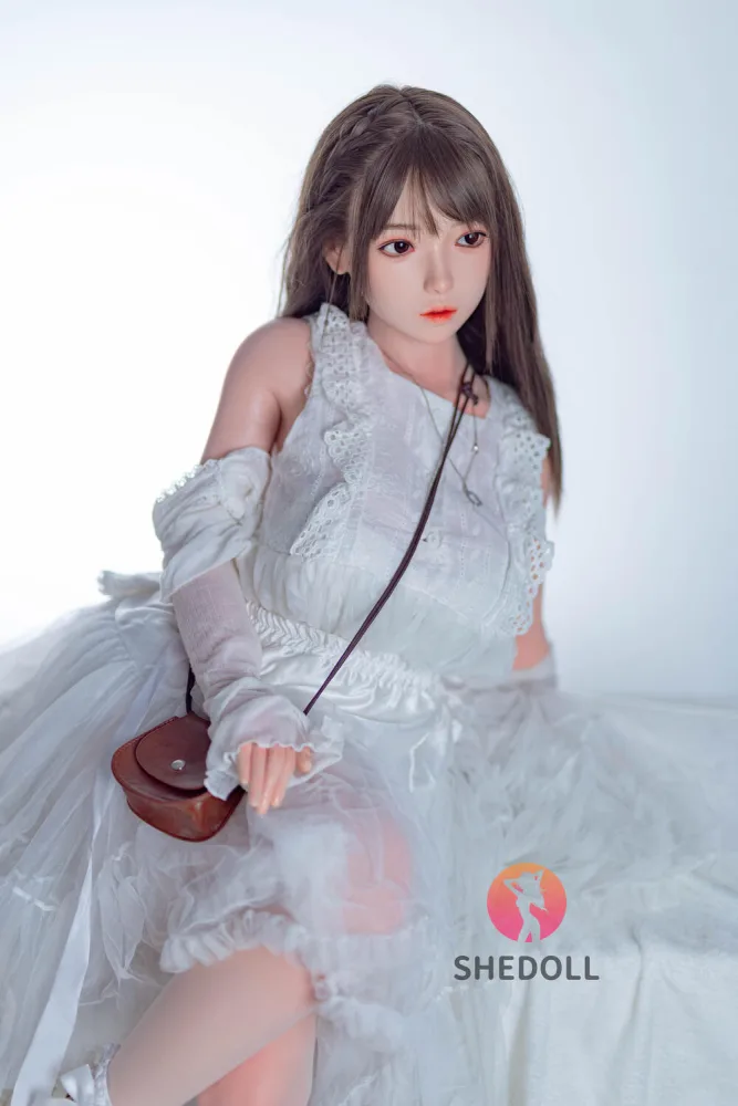 148cm/4ft10 C-cup Silicone Head Sex Doll – Lemon view 7