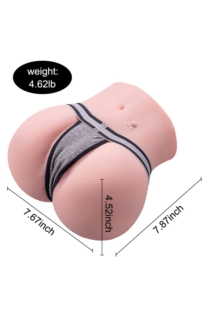20cm/8in 4.6LB TPE Pocket Pussy – Roberta (Vibrating) [In Stock | US Only] view 2