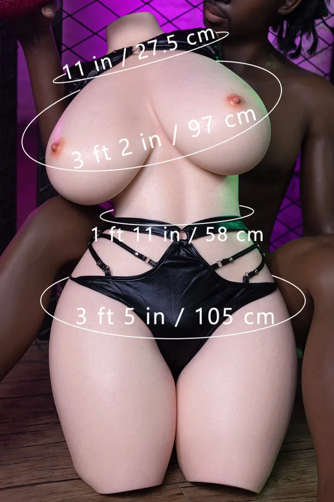 85cm/2ft9 K-cup Silicone Life-size Sex Doll Torso view 2