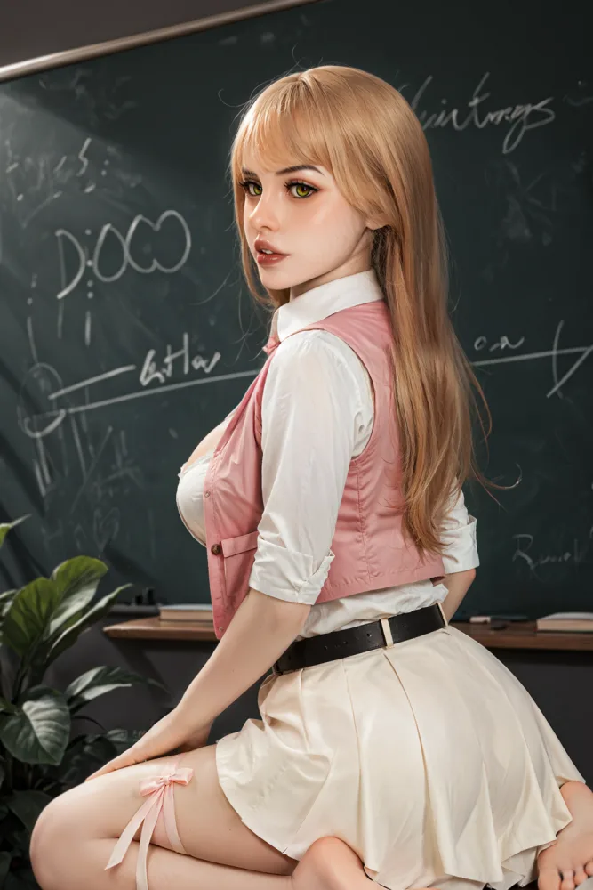 150cm/4ft11 F-cup Silicone Head Sex Doll – Tara view 7