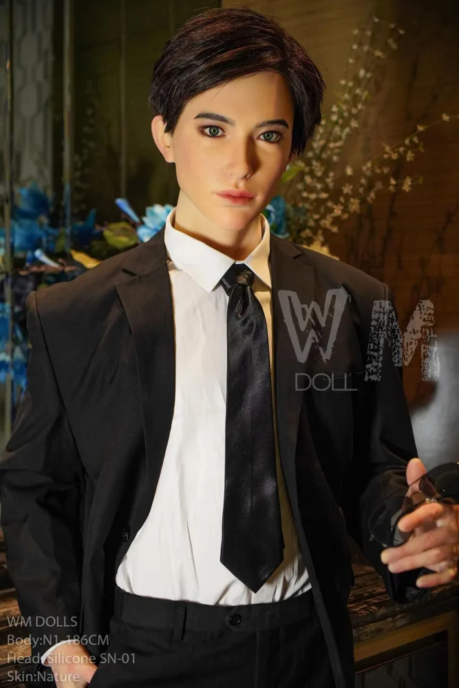 [Ultra-Light Series] 186cm/6ft1 Male Silicone Sex Doll – Head #SN-01 [In Stock | US Only]