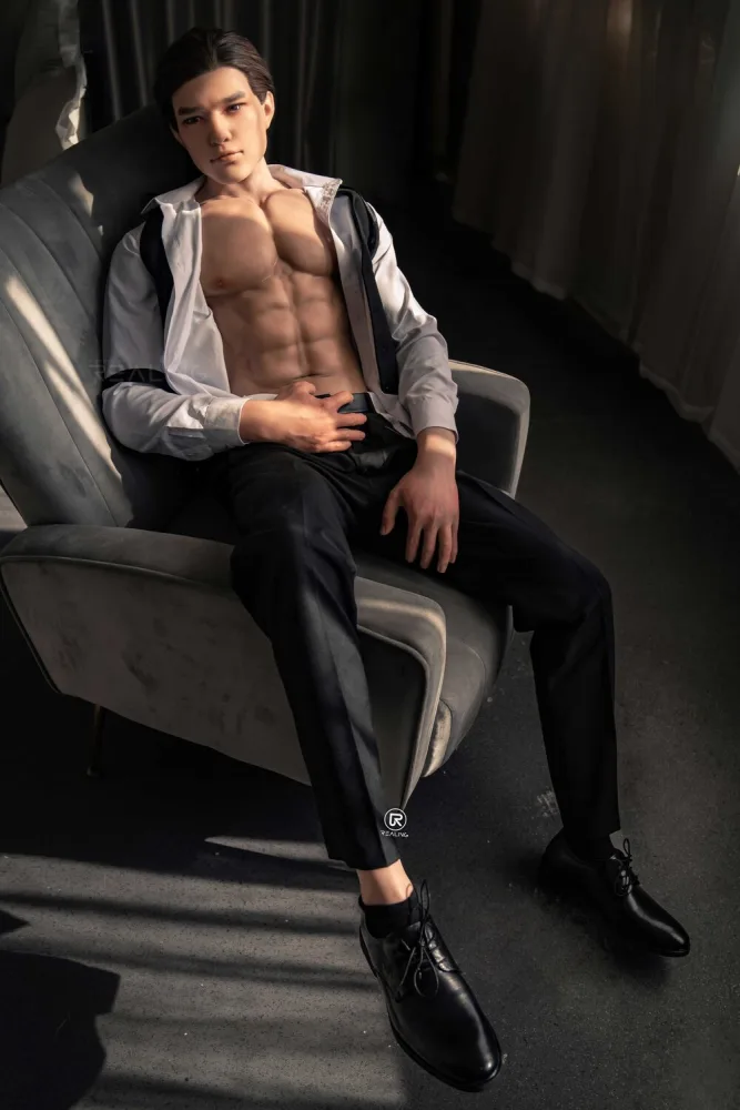 175cm/5ft9 Male Silicone Head Sex Doll – Regan view 7