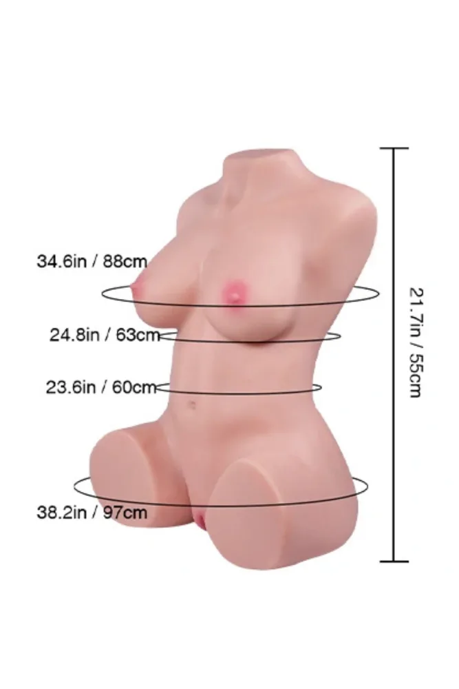 55cm/1ft10 42.5LB Catwoman Sex Doll with Removable Vagina – Candice Pro (US, CA & EU-Only) view 2