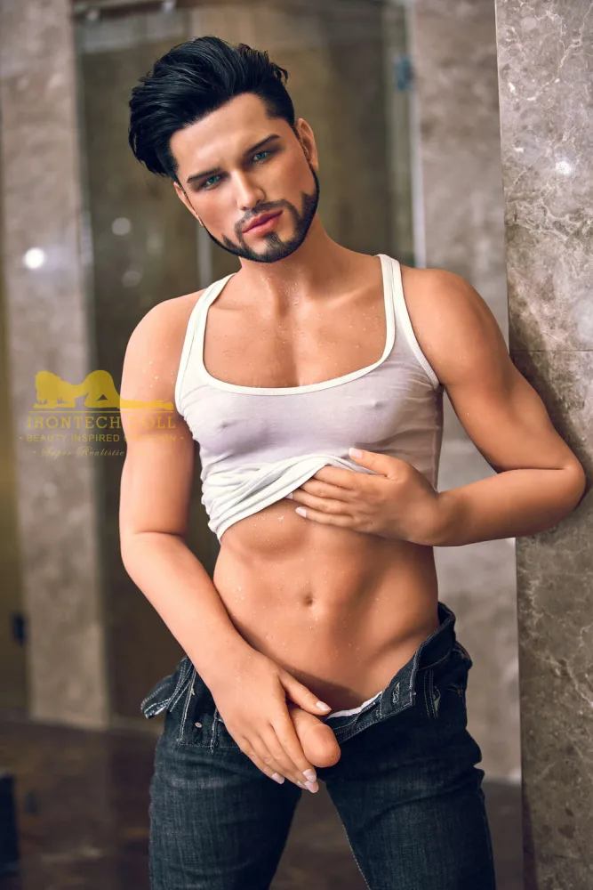 162cm/5ft4 Male Silicone Head Sex Doll – Kevin (Tan Skin) view 2