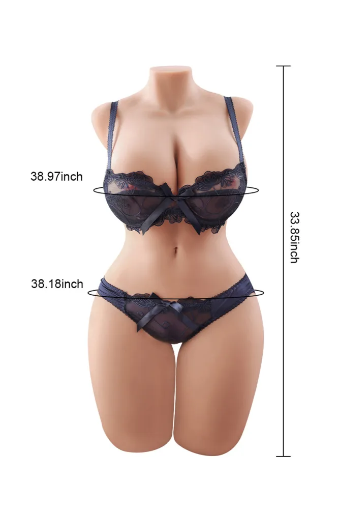 86cm/2ft10 70.5LB TPE Life-size Sex Doll Torso – Mona [In Stock | US Only] view 2