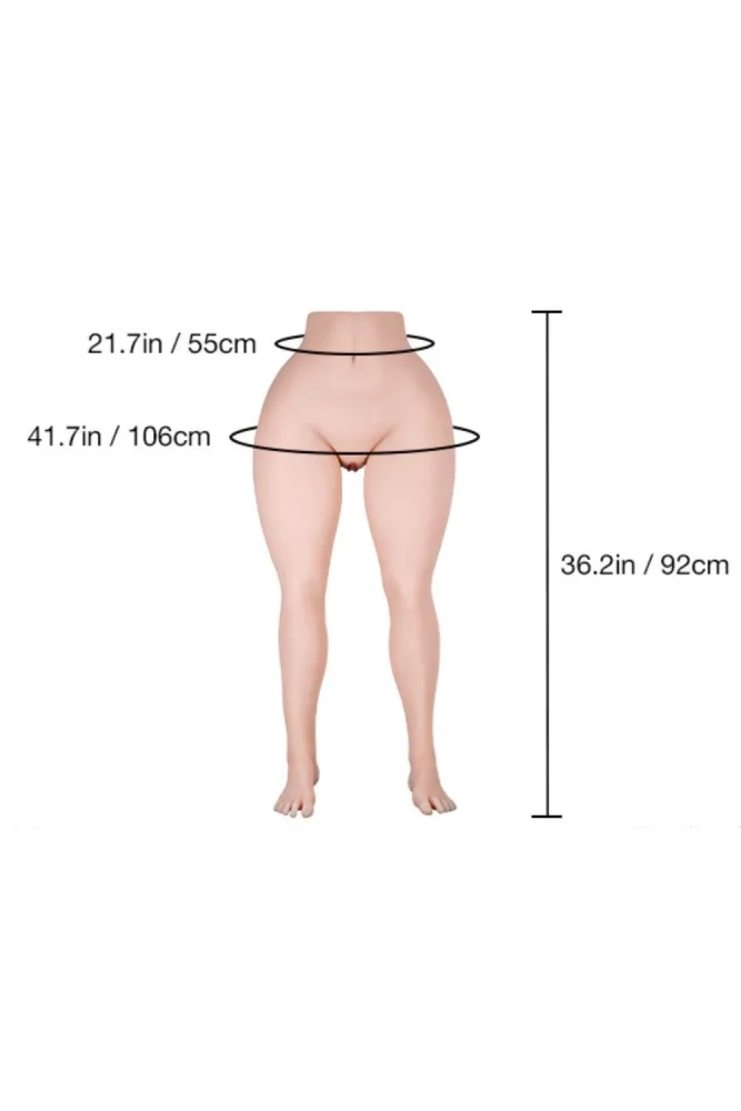 92cm/3ft 59.5LB TPE Sex Doll Torso Legs – Rebecca (US, CA & EU-Only) view 2