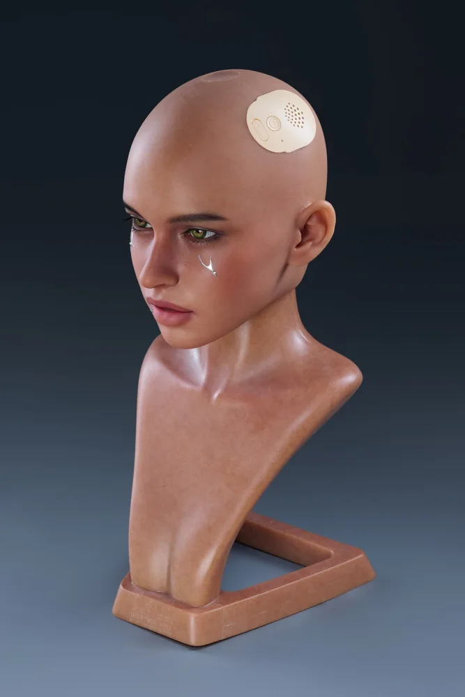 Real Lady Sex Doll IronAI Head view 2