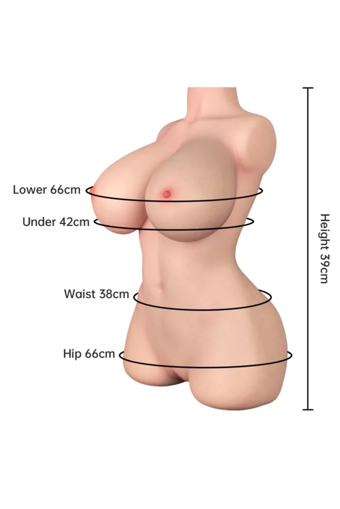 18.3LB Big Boob Mini Silicone Sex Doll – Veronica (US, CA & AU ONLY) view 2