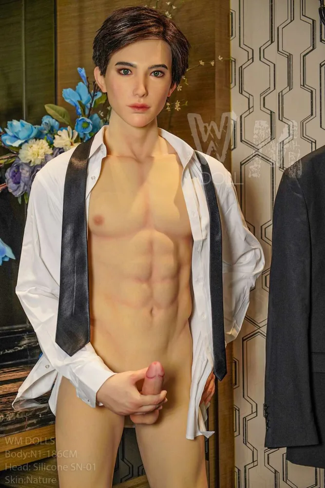 [Ultra-Light Series] 186cm/6ft1 Male Silicone Sex Doll – Head #SN-01 view 7